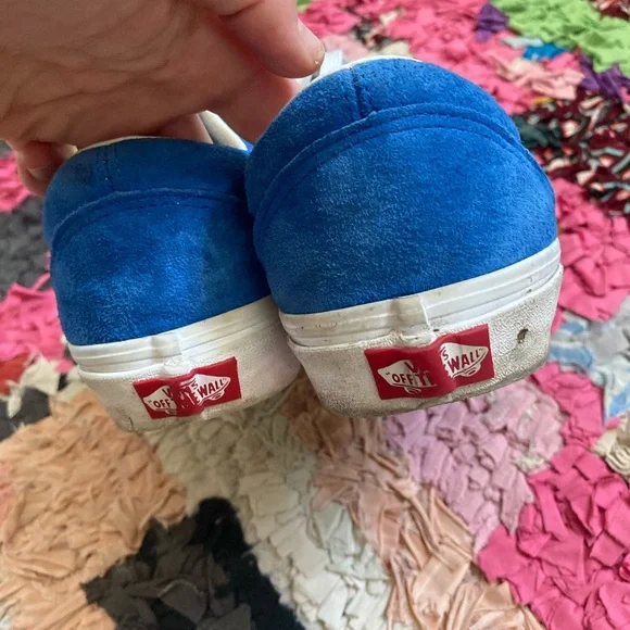 Vans Men's Royal Blue Suede Sneakers - Picture 2 of 5